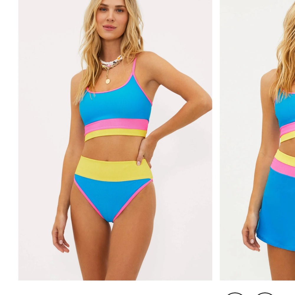 Beach Riot Emmy Bottom Coral Reef NWT